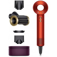 Фен Dyson HD15 Supersonic, 4 насадки+кейс (Оранжевый топаз)