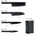 Набор стальных ножей HuoHou Heat Cool Black Non-stick Knife Set "5 предметов" HU0076 (черный)