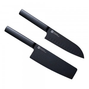 Набор стальных ножей Xiaomi HuoHou Heat Knife Set Two-Piece HU0015 (черный)