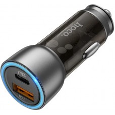 АЗУ HOCO NZ8 43W USB-A/Type-C+кабель Lightning to Type-C 1m (коричневый)