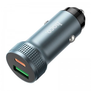 АЗУ HOCO Z49B 38W Type-C+USB-A (cерый)