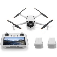 Квадрокоптер DJI Mini 3 RC + Fly More Combo (Белый)