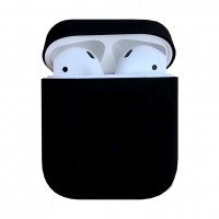 Чехол силиконовый для Apple Airpods 1/2 Silicone Case (Black)