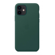 Накладка Leather Case Magsafe для iPhone 12 Mini (Pine Green)