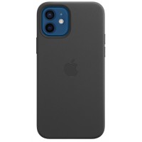 Накладка Leather Case Magsafe для iPhone 12 Mini (Black)
