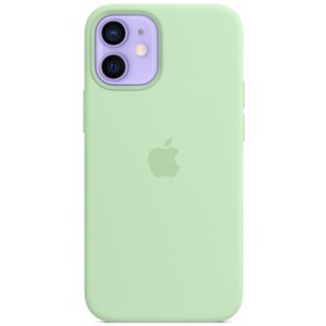 Накладка Silicone Case Magsafe для iPhone 12 Mini (Pistachio)