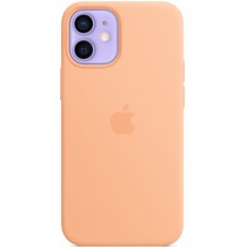 Накладка Silicone Case Magsafe для iPhone 12 Mini (Cantaloupe)