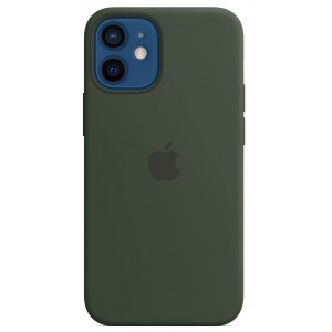 Накладка Silicone Case Magsafe для iPhone 12 Mini (Cyprus Green)