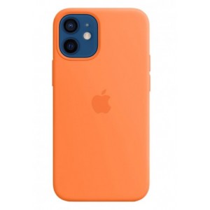 Накладка Silicone Case Magsafe для iPhone 12 Mini (Kumquat)