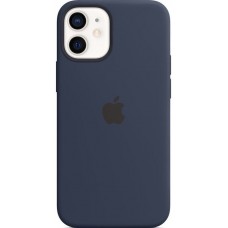 Накладка Silicone Case Magsafe для iPhone 12 Mini (Deep Navy)