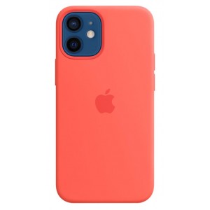 Накладка Silicone Case для iPhone 12 Mini (Pink Citrus)
