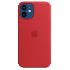 Накладка Silicone Case Magsafe для iPhone 12 Mini (Red)