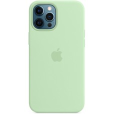 Накладка Silicone Case Magsafe для iPhone 12/12 Pro (Pistachio)