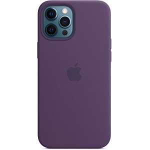 Накладка Silicone Case Magsafe для iPhone 12/12 Pro (Amethyst)