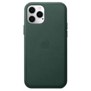 Накладка Leather Case Magsafe для iPhone 12 Pro Max (Pine Green)