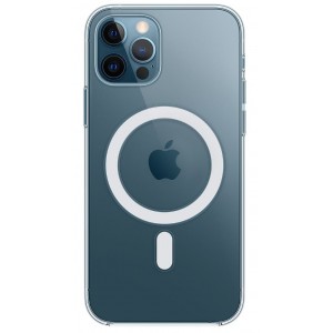 Накладка Clear Case MagSafe для iPhone 12 Pro Max (Прозрачный)