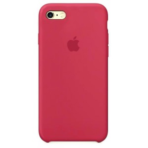 Накладка Silicone Case для iPhone 5/5s/SE (Rose red)