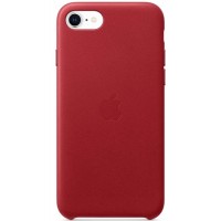 Накладка Leather Case для iPhone SE 2020 (Red)