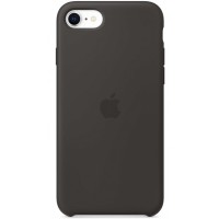 Накладка Silicone Case для iPhone SE 2020 (Black)