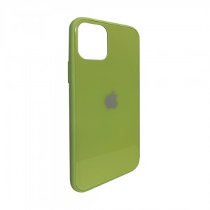Чехол Glass Case для iPhone 11 Pro (салатовый)