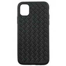Чехол силиконовый Grid Case для iPhone 12 Pro Max (черный)