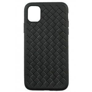 Чехол силиконовый Grid Case для iPhone 12 Pro Max (черный)