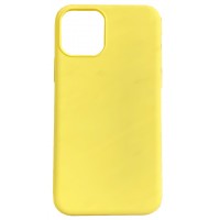 Бампер силиконовый для iPhone 11 Pro Max (желтый)