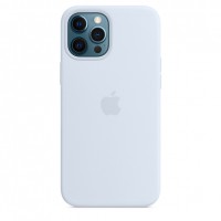 Накладка Silicone Case Magsafe для iPhone 12 Pro Max (Cloud Blue)