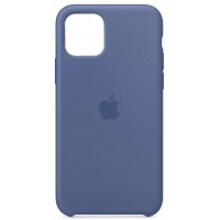 Накладка Silicone Case для iPhone 11 (Linen Blue)