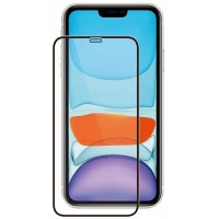 Защитное стекло 4S для iPhone XR/11 (черный)