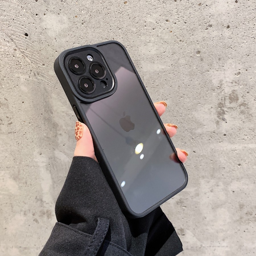 Чехол пластиковый для iPhone 14 Pro (черный) | IMarket | Чита