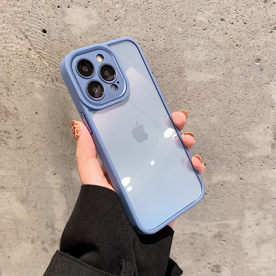 Чехол пластиковый для iPhone 14 Pro (голубой) | IMarket | Чита