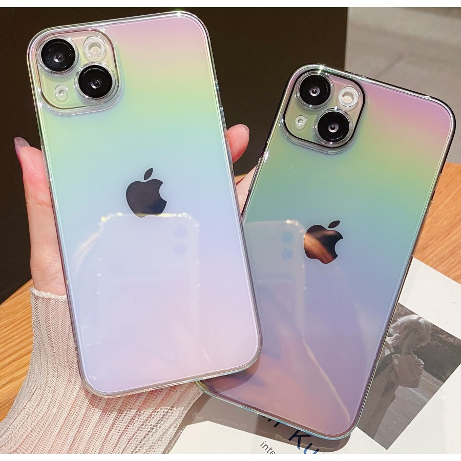 Чехол пластиковый Gradient Case для iPhone 14 Plus (прозрачно-розовый) |  IMarket | Чита