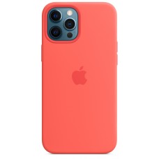 Накладка Silicone Case Magsafe для iPhone 12/12 Pro (Citrus)