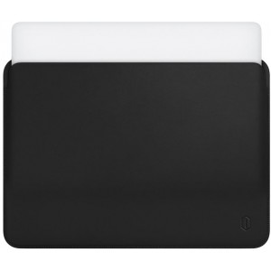 16" Чехол WIWU Leather Sleeve для MacBook Pro 2019 (черный)