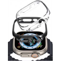 Защитный бампер PC COTEetCI 25012-TT для Apple Watch Ultra 49мм (прозрачный)