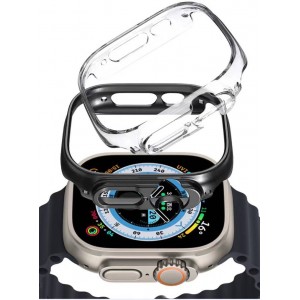 Защитный бампер PC COTEetCI 25012-TT для Apple Watch Ultra 49мм (прозрачный)