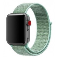 Браслет нейлоновый для Apple Watch 42/44мм (бирюзовый)