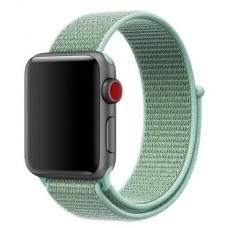 Браслет нейлоновый для Apple Watch 42/44мм (бирюзовый)