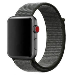 Браслет нейлоновый для Apple Watch 38/40мм (коричневый)