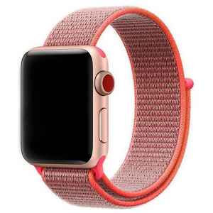 Браслет нейлоновый для Apple Watch 38/40мм (розовый)