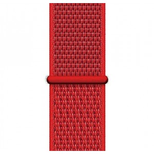 Браслет нейлоновый для Apple Watch 38/40мм (красный)