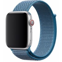 Браслет нейлоновый для Apple Watch 38/40мм (лазурная волна)