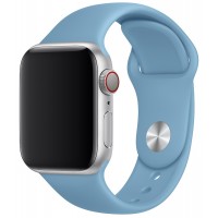 Силиконовый ремешок для Apple Watch 42/44mm (Сornflower)