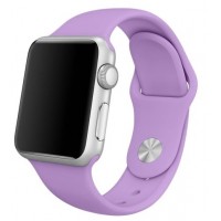 Силиконовый ремешок для Apple Watch 38/40mm (Lilac)