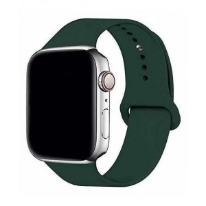 Силиконовый ремешок COTEetCI для Apple Watch 38/40mm (Deep Green)
