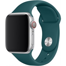 Силиконовый ремешок для Apple Watch 38/40mm (Forest Green)