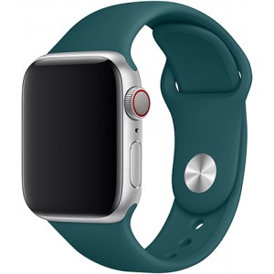 Силиконовый ремешок для Apple Watch 38/40mm (Forest Green)