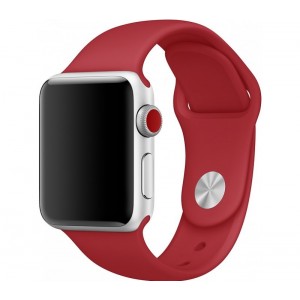 Силиконовый ремешок COTEetCI для Apple Watch 42/44mm (Red)