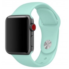 Силиконовый ремешок COTEetCI для Apple Watch 38/40mm (Sea Blue)